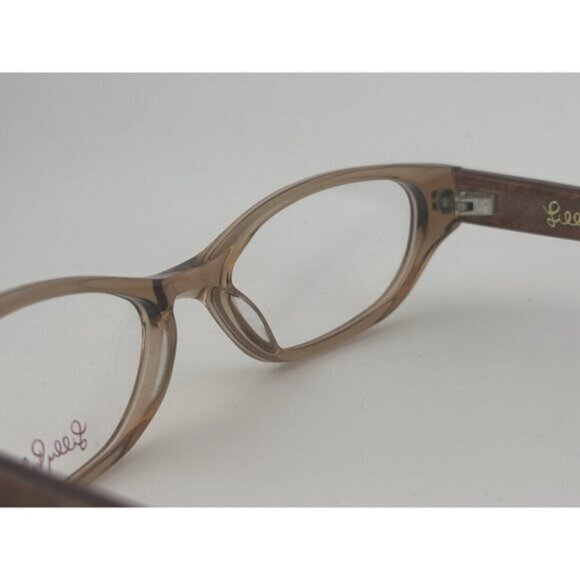 Lilly Pulitzer - Winnie Brown 49-16-130 Acetate Marble Glasses Frames - Picture 6 of 8